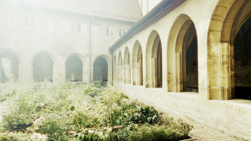 Historischer Kreuzgang im Weltkulturerbe Bamberg